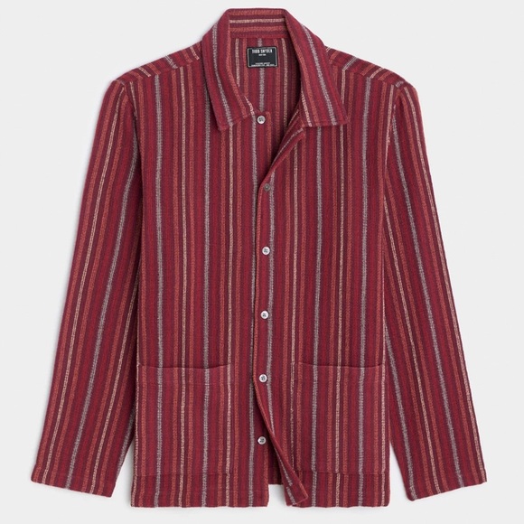 Todd Snyder striped guayabera shirt